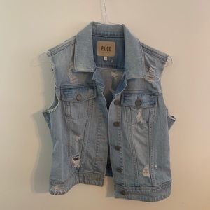 Paige denim vest
